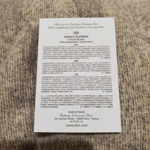 Dior Mini Palette (eyeshadows & lip colors) - Picture 6 of 6